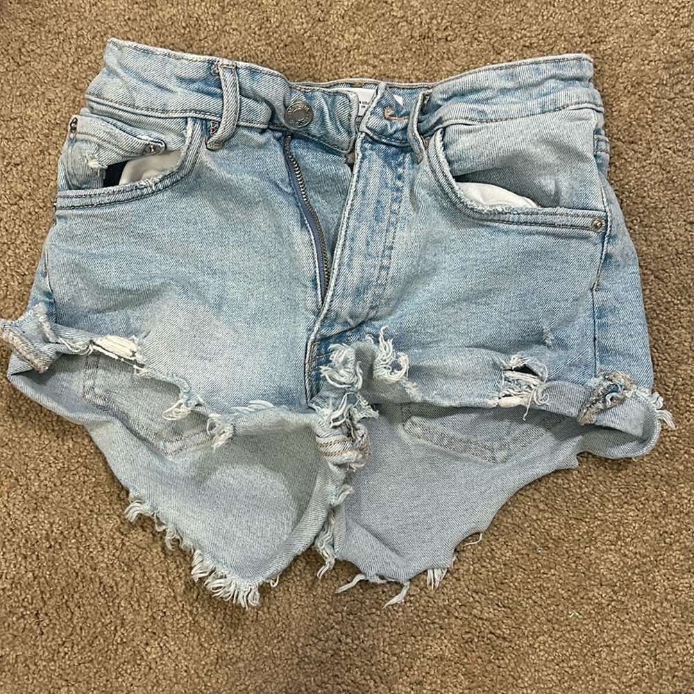 Blue Jean shorts, size USA, from ZARA, gently used